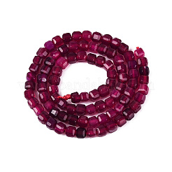 Dyed Natural Agate Beads Strands&nbsp;G-T138-211E