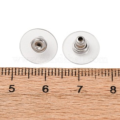304 Stainless Steel Bullet Clutch Earring Backs&nbsp;STAS-Q189-02