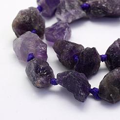 Natural Amethyst Beads Strands&nbsp;G-G697-E06
