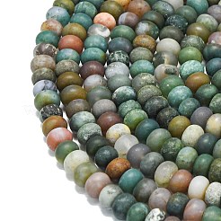 Natural Indian Agate Beads Strands&nbsp;G-P575-A08-8x5mm