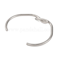 304 Stainless Steel Cuff Bangles for Women&nbsp;BJEW-D048-08P