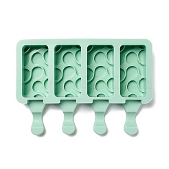 Food Grade DIY Rectangle Ice-cream Silicone Molds&nbsp;DIY-D062-08A