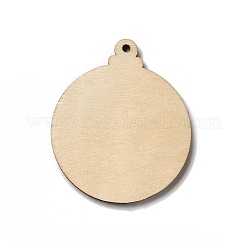 Single Face Printed Wood Pendants&nbsp;LS-WOOD-H102-02H
