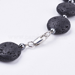 Natural & Synthetic Mixed Stone Beaded Necklaces&nbsp;NJEW-JN01938