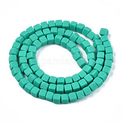 Handmade Polymer Clay Beads Strands&nbsp;CLAY-N008-061-04