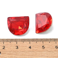 Faceted Glass Rhinestone Cabochons&nbsp;GGLA-C032-03