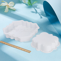 2Pcs Plastic Block Mold DIY Casting Concrete Wall Decorative Brick Moulds&nbsp;SIMO-WH0003-03