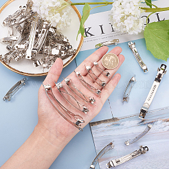 Iron Hair Barrette Findings&nbsp;IFIN-PH0024-37P
