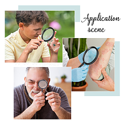 1Pc Aluminum Magnifying Glass&nbsp;AJEW-BC0009-13EB
