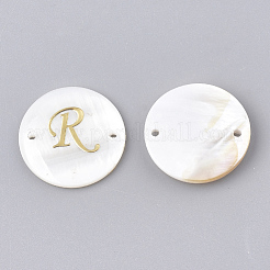 Freshwater Shell Links connectors&nbsp;SHEL-S274-22R-G