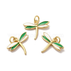 Rack Plating Brass Enamel Pendants&nbsp;KK-A177-21G