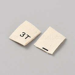 Cotton Sewing Size Label&nbsp;DIY-WH0578-36B