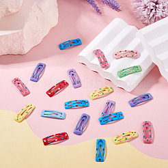 Iron Enamel Snap Hair Clips&nbsp;PHAR-TADJ0001-06B