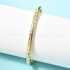 Column Brass Hinged Bangles for Women&nbsp;BJEW-H639-05C-G