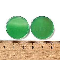 Natural Green Onyx Agate(Dyed and Heated) Cabochons&nbsp;G-Q018-08A