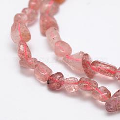 Natural Strawberry Quartz Beads Strands&nbsp;G-F521-43