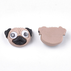 Resin Puppy Cabochons&nbsp;CRES-S363-28A