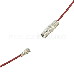 32Pcs 8 Colors Stainless Steel Wire Necklace Cord DIY Jewelry Making&nbsp;TWIR-FS0001-01
