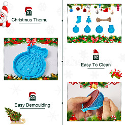 6Pcs Pendant Silicone Molds&nbsp;DIY-BG0001-60
