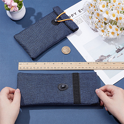 Polyester Security Faraday Bags for Key-Fob Protector&nbsp;ABAG-WH0032-119A