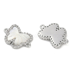 Brass Micro Pave Cubic Zirconia Pendants&nbsp;KK-U043-32P-01