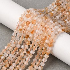 Natural Citrine(Heated) Beads Strands&nbsp;G-G155-B03-02