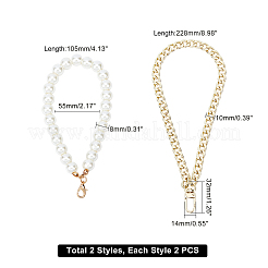 4Pcs 2 Style Bag Chain Strap Set&nbsp;FIND-WR0002-11