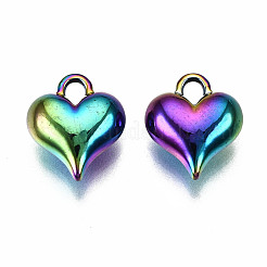 Rainbow Color Alloy Charms&nbsp;PALLOY-S180-052-RS