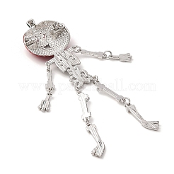 Halloween Skull with Pumpkin Enamel Pins&nbsp;LS-JEWB-B027-02
