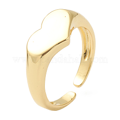 Brass Cuff Rings&nbsp;RJEW-G013-05G