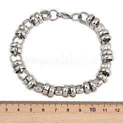 Punk 304 Stainless Steel Link Chain Bracelets for Men Women&nbsp;BJEW-S181-03P