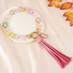 Chain Link Wristlet Keychain&nbsp;HJEW-SW00014-06