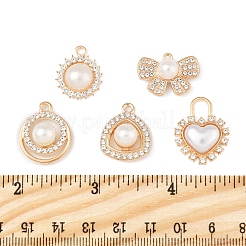 25Pcs 5 Styles Alloy Rhinestone Charms&nbsp;FIND-FS0003-53