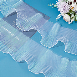 Gradient 5 Yards Color Organza Pleated Ribbon&nbsp;OCOR-GF0002-19