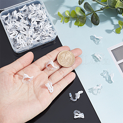 50Pcs Plastic Clip-on Earring Findings&nbsp;FIND-AR0002-71