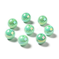 UV Plating Rainbow Iridescent Acrylic Beads&nbsp;PACR-D070-01