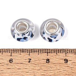 Opaque Resin European Beads&nbsp;RESI-N044-03S-04