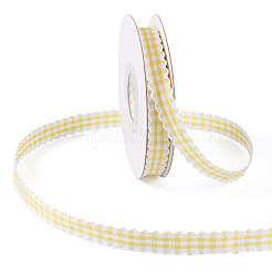 10 Yards Flat Polycotton(Polyester Cotton) Ribbon&nbsp;OCOR-TAC0030-01A