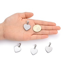 Tarnish Resistant Fashionable 304 Stainless Steel Stamping Blank Tag Pendants&nbsp;STAS-J002B-01