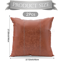Square Imitation Leather Pillow Case&nbsp;AJEW-WH20006-406B