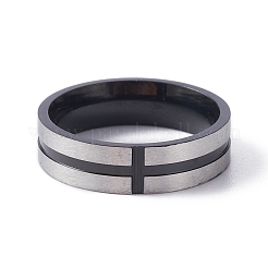 201 Stainless Steel Plain Band Rings&nbsp;RJEW-TAC0002-006C-BP