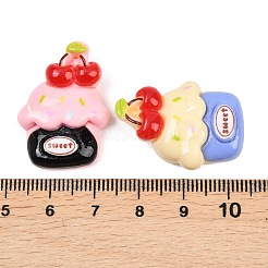 Opaque Resin Cabochons&nbsp;RESI-G125-02