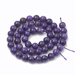 Natural Chalcedony Beads Strands&nbsp;G-S333-10mm-011