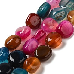 Natural Agate Beads Strands&nbsp;G-H295-D01-07