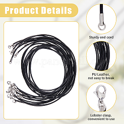 10Pcs PU Leather Necklaces Making&nbsp;NJEW-HS0001-07C