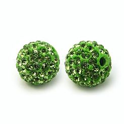 Polymer Clay Rhinestone Beads&nbsp;X-RB-C1438-12mm-A