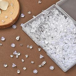 1000Pcs 5 Style Eco-Friendly Plastic Ear Nuts&nbsp;KY-YW0001-33