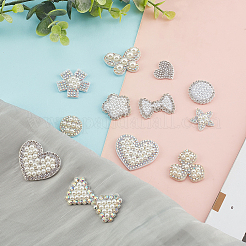 48Pcs 12 Style Non Woven Fabric Ornament Accessories&nbsp;DIY-AR0002-27