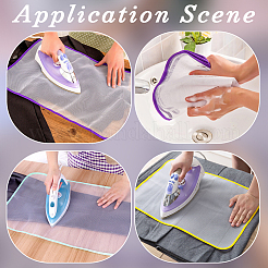 8Pcs 2 Colors Polyester Heat Resistant Ironing Mat&nbsp;AJEW-CY0001-70