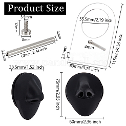 Soft Silicone Flexible Model Body Part Displays&nbsp;ODIS-WH0061-29C